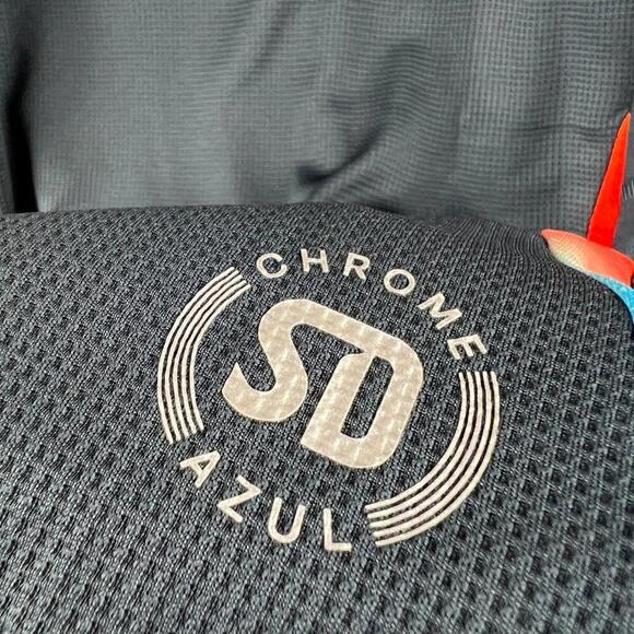 San Diego FC Deru #9 MLS 2025 Adidas Authentic Home Jersey Men’s L Navy Blue - Picture 9 of 11